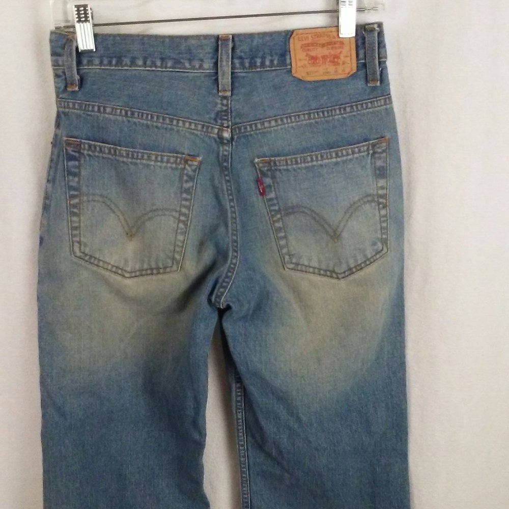 Levis boys 527 jeans 14 Reg W27"xL27" Light blue - Picture 8 of 11